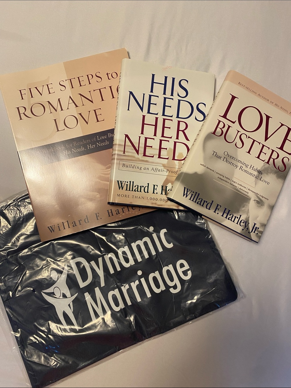 Marriage Program. 2 Books, 1 Workbook and New Tote Bag.